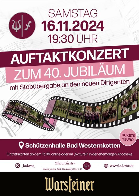 Auftaktkozert 40 jähriges Jubiläum